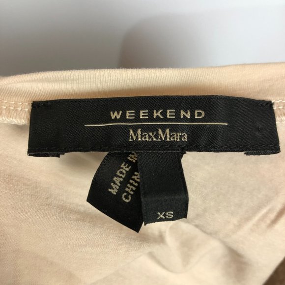 MaxMara Weekend Embellished Short Sleeve Shirt Sz XS - Picture 3 of 15
